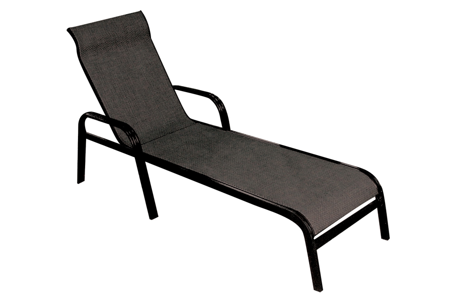 Black Sling Chaise Lounge