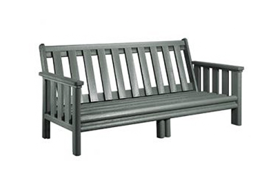 Three Seat Sofa Frame Slate Grey