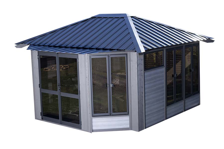 Madrid 11’x11′ Enclosed Gazebo