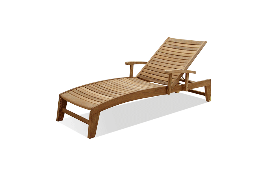 Teak Chaise Lounge