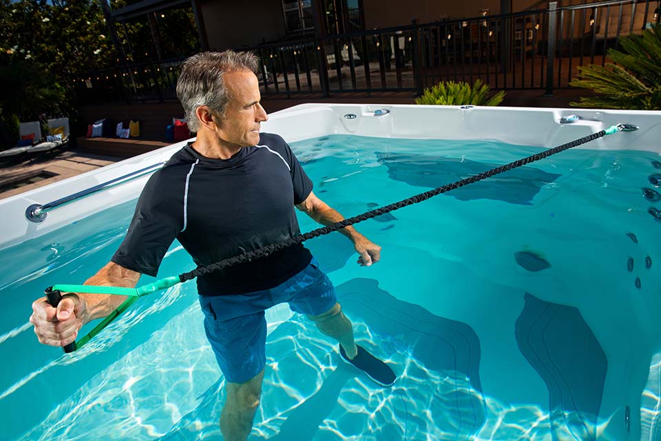 E550 Fitness System Swim Spa Paradigm Pools & Spas - Gallery