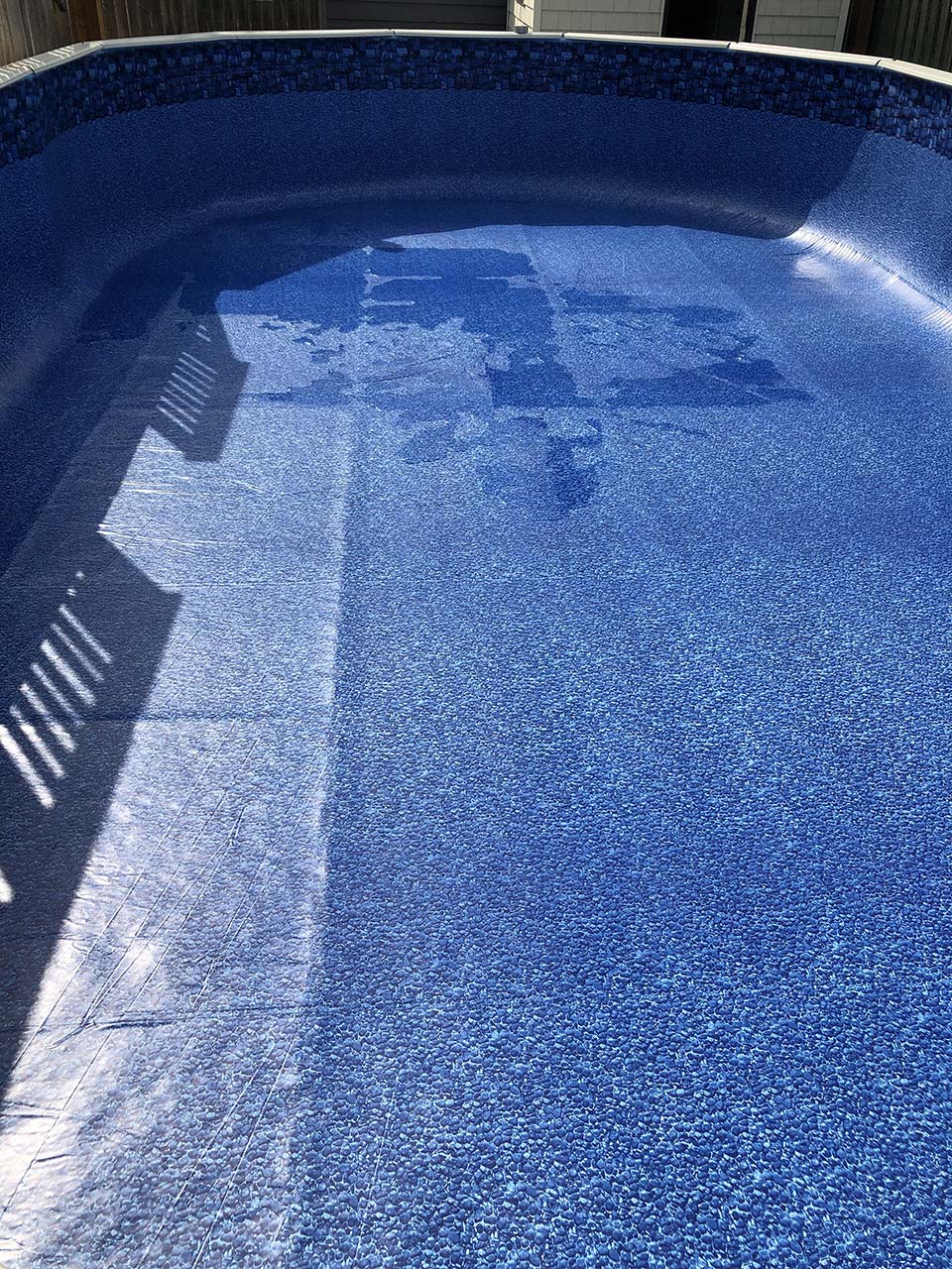 Blue Slate With Streamstone Above Ground liner