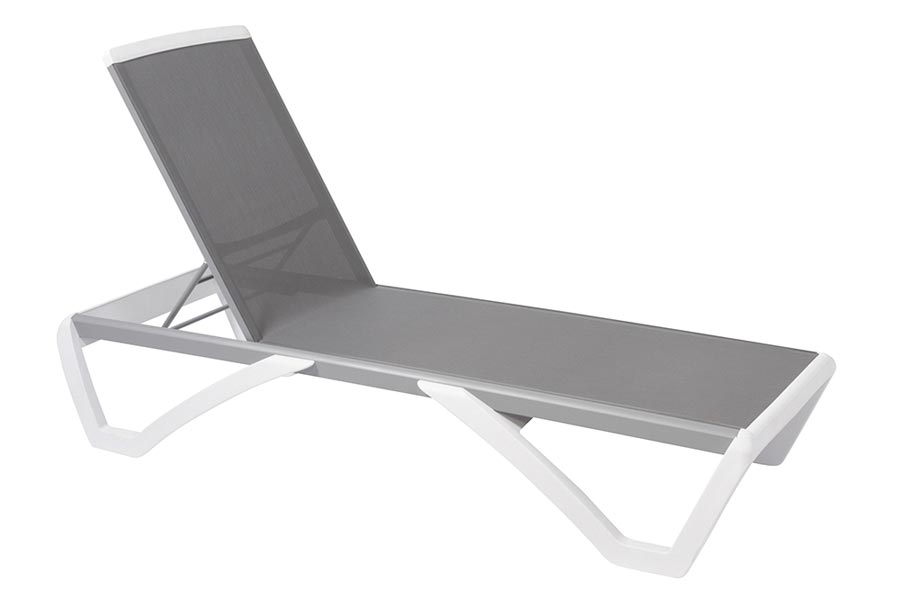 Anthracite/Grey Chaise Lounge