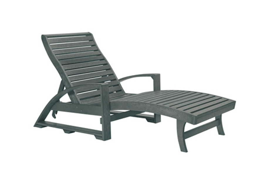 Chaise Lounge Slate Grey