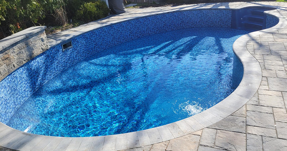 Blue Mosaic Inground/Onground liner