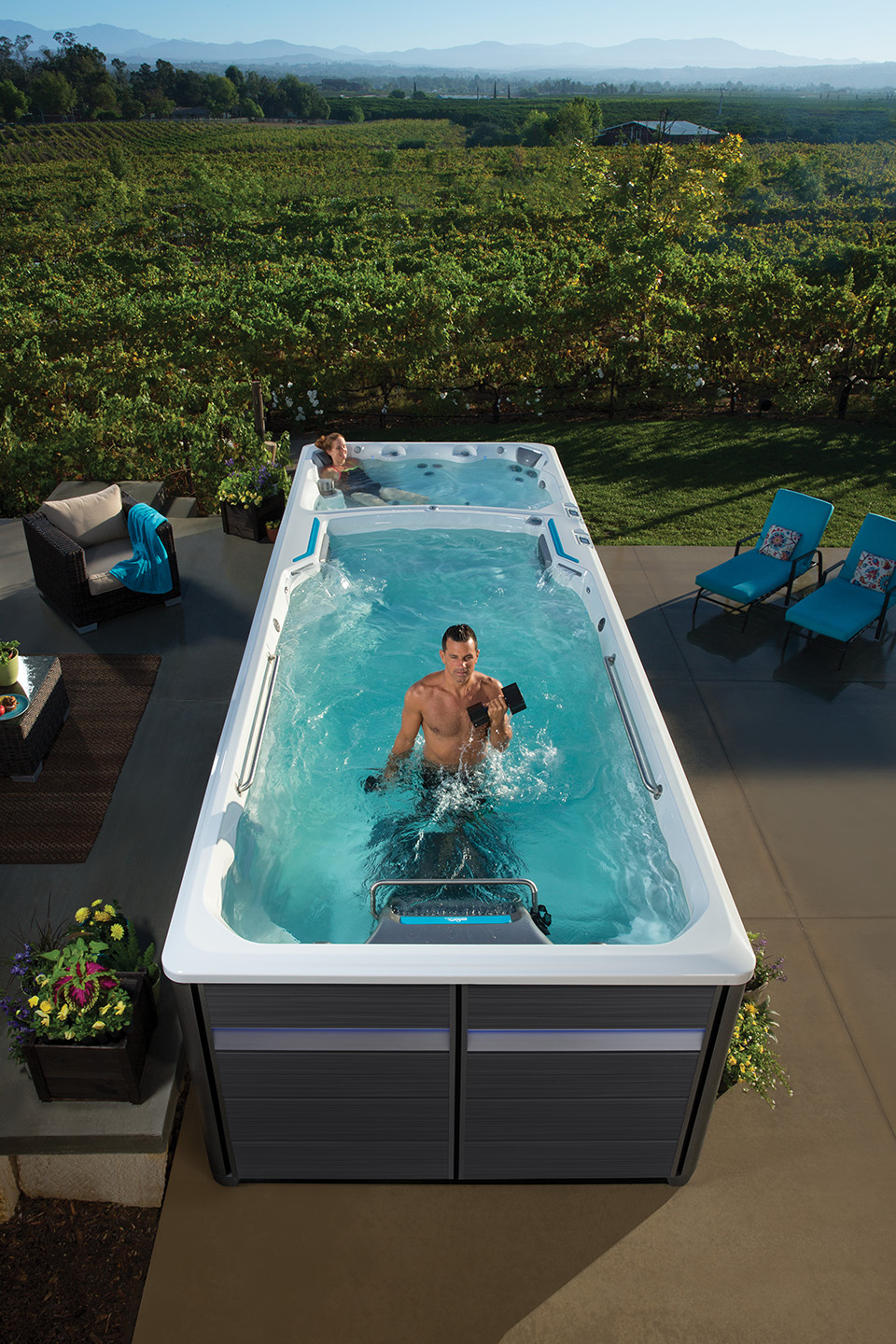 E2000 Dual Temperature Fitness System - Paradigm Pools & Spas - Gallery